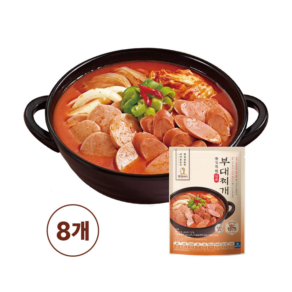 원할머니 햄 듬뿍 부대찌개 500g X 8개