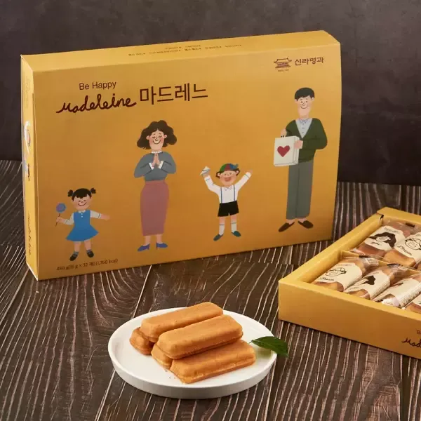 [11번가] [신라명과] 마드레느(대) 32개입 x 2세트 선물용쇼핑백