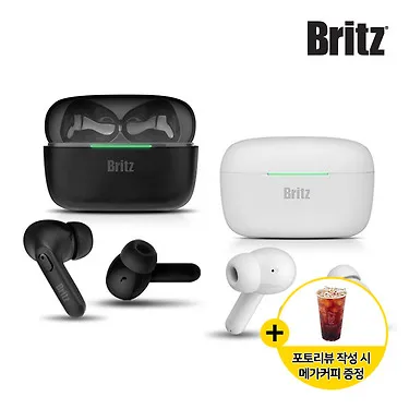 [단독특가] 브리츠 액티브 노이즈캔슬링 무선 블루투스 이어폰 BZ-ANC9 외 음향기기 모음전+ 포토리뷰 메가커피 이벤트