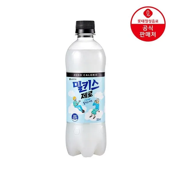 [롯데칠성][딜크릿](본사직영) 밀키스 제로 500ml 18펫