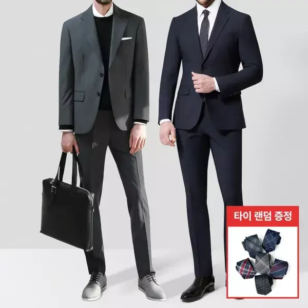 [11번가] [롯데백화점]맨잇슈트 [정상가 198,000원] 26 S/S 솔리드 수트 포멀핏 기본 정장 2종 택1 + 타이증정