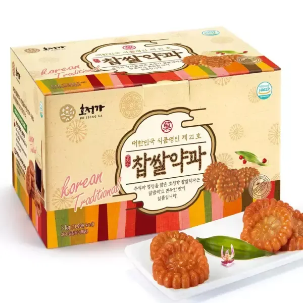 [11번가] [품질보장] 호정가 찹쌀약과세트 3KG (약 80입) / 대용량 전통과자세트