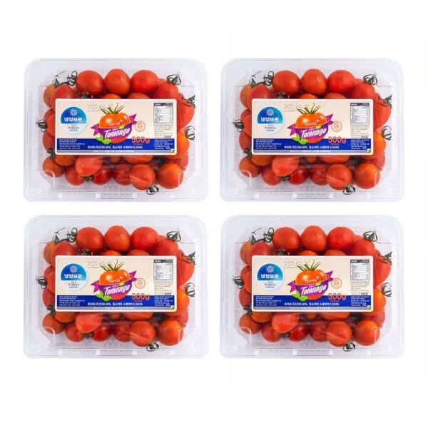 [APP전용] 달콤한 토망고 2kg (500g x4팩) 스테비아 대추방울토마토 일반/망고향/청포도향