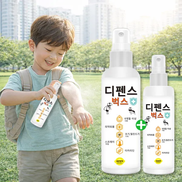 디펜스벅스 모기 진드기 기피제, 150ml, 1개 + 50ml, 1개