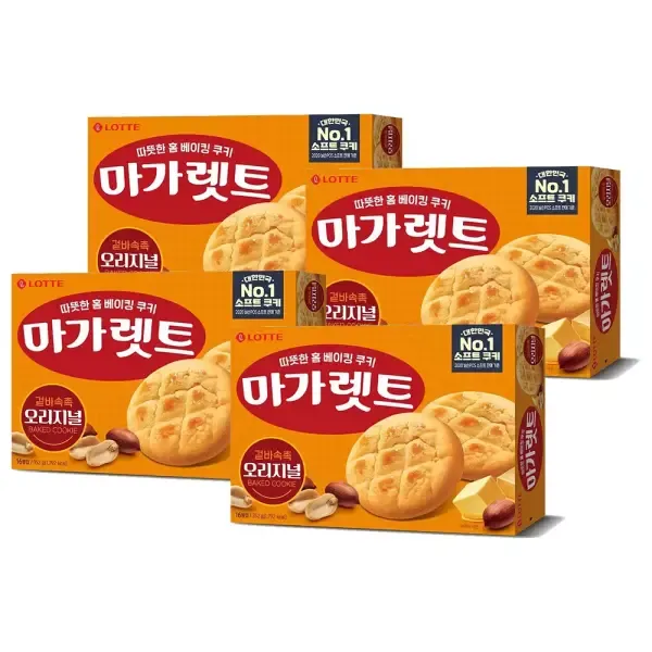 [11번가] 롯데웰푸드 마가렛트 오리지널 대, 352g, 4개