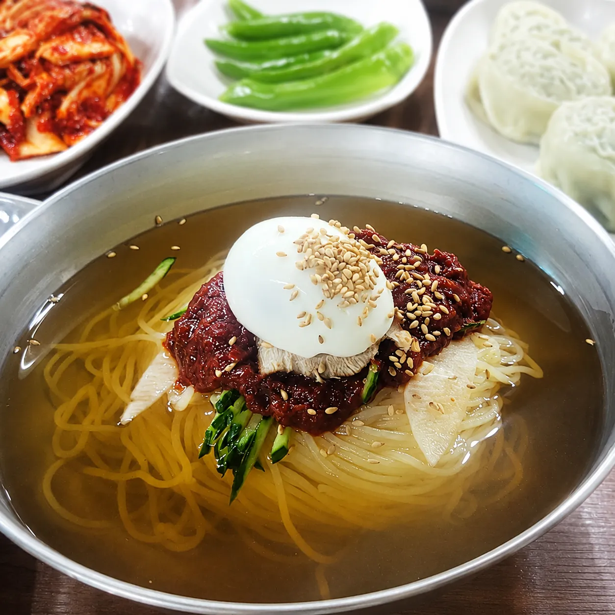 부산가야 밀면세트 10인분 (밀면사리+육수+식초+양념장)