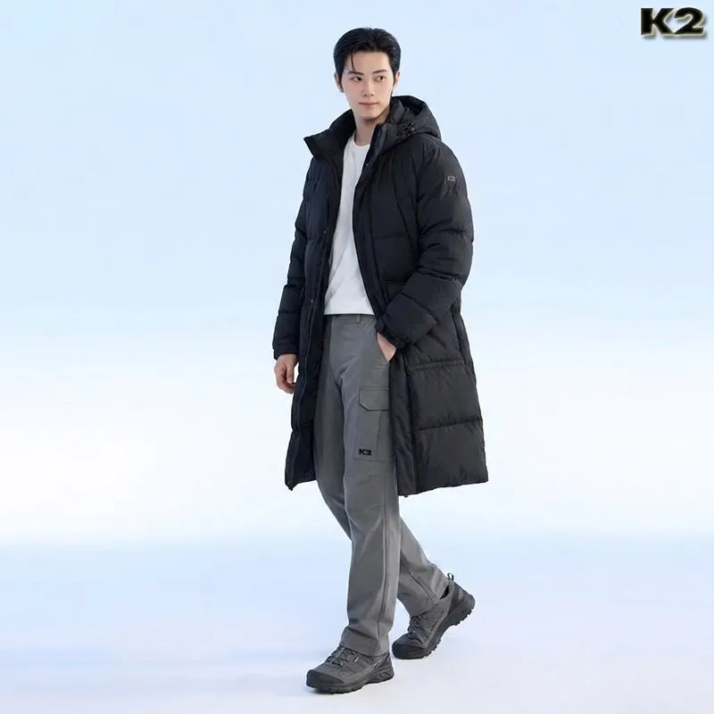 [K2][정상가:499,000원]이채민착용 남성 롱기장 BOOST_트리퍼 LONG 다운 KMW24583-JS