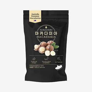 마르퀴스 까먹는 호주산 통 마카다미아 200g 로스티드 오리지널 맛 1봉, 2봉, 3봉, 5봉