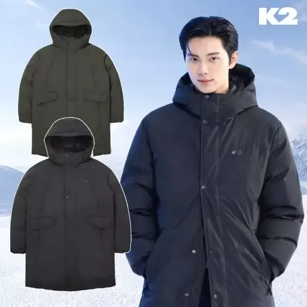 [11번가] [K2](센텀시티점)[역시즌] 정상가 569,000원 KMW24553 남성 중헤비 롱 최고급구스다운 GOLDEN K95 제니...