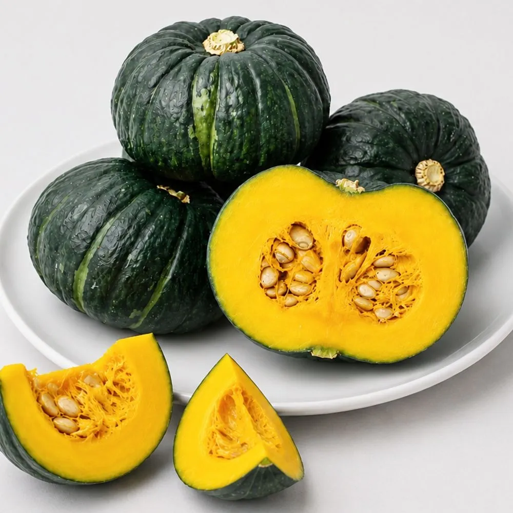 [농할 국내산] [귤닷] 제주 제철 미니 밤호박 단호박 2.5kg, 4.5kg, 7kg