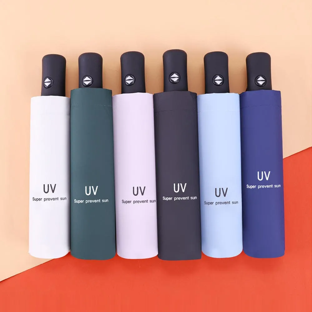 튼튼한 UV 자동 3단 양우산 접이식 장우산 단우산 반자동 양산 우산