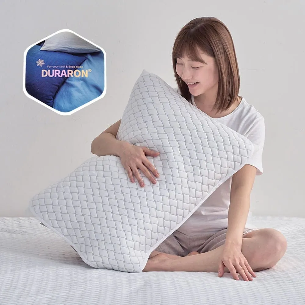 [1+1] 듀라론 냉감 베개커버 3초 뚝딱 매일 바꿔쓰는 밴딩형 베개커버 균일가 할인전