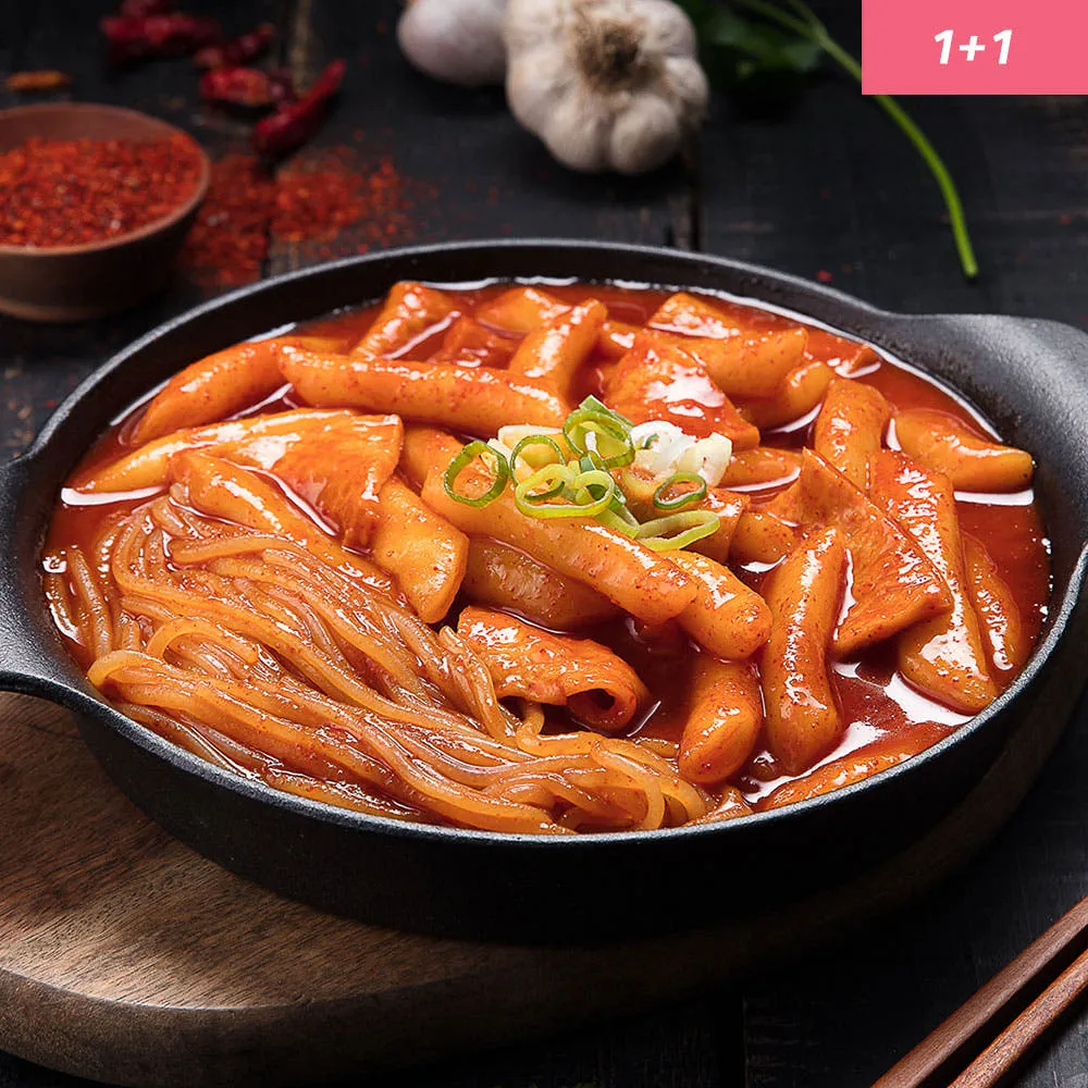 추억의 학창시절st 옥이네 쫄볶이 420g 1팩+1팩 / 떡+어묵 액상소스 쫄면