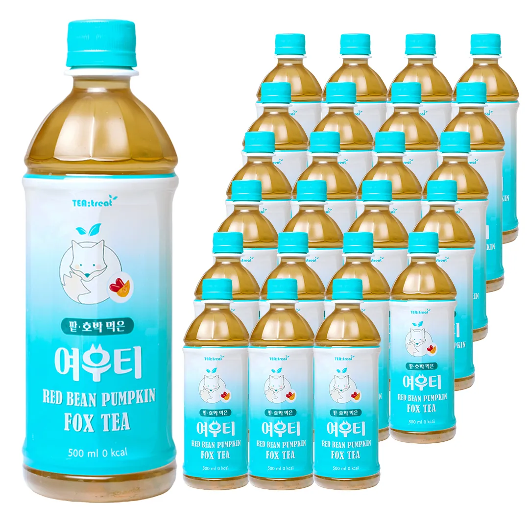 티트리트 여우티 호박팥차 페트, 500ml, 24개