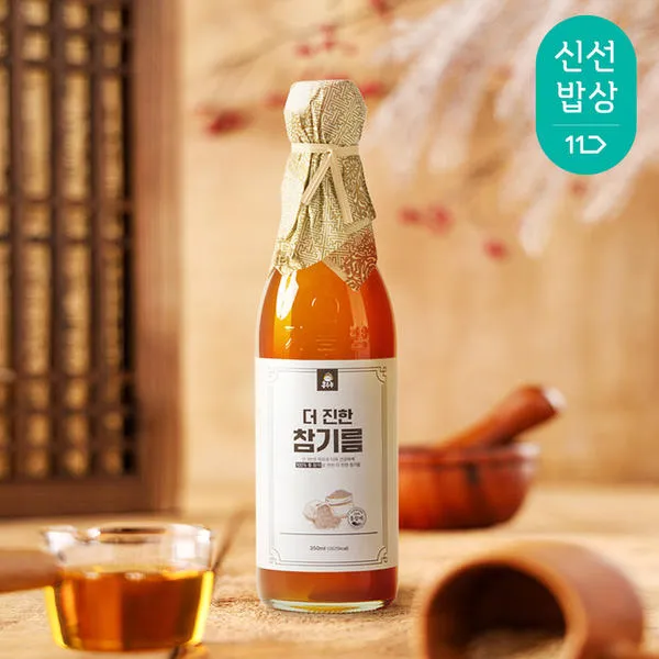 [11번가] [홍주부]저온압착 당일착유 참기름 350ml+350ml