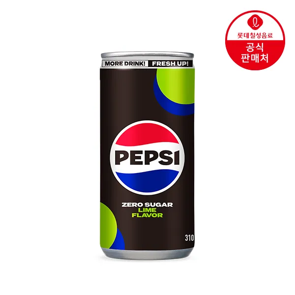 [롯데칠성][딜크릿]단 하루 (본사직영) 펩시콜라 제로슈거 라임 310ml 24캔
