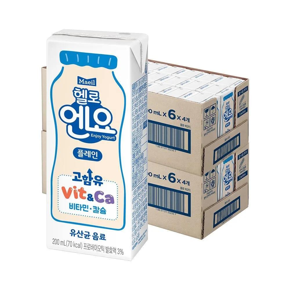 [매일]매일 헬로엔요 플레인 200ml 48팩