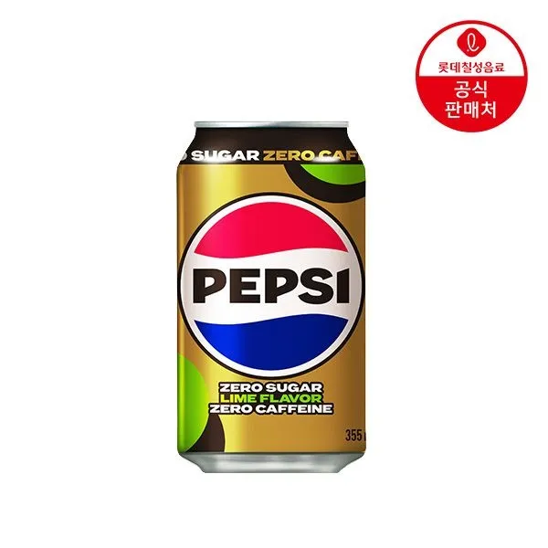 [롯데칠성](본사직영) 펩시콜라 제로슈거 라임향 제로 카페인 355ml 48캔