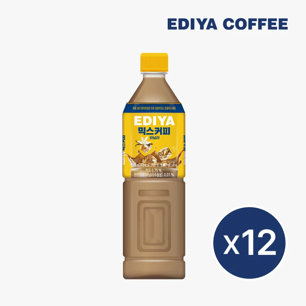 [이디야] PET 믹스커피 바닐라 1L x12개 (1BOX)