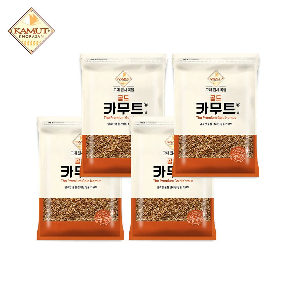[행사상품] 더프레시 곡물마켓 골드 카무트 증정행사 500g, 4개