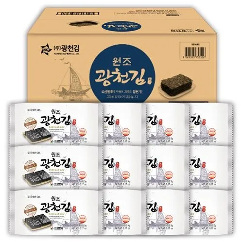 [광천김]70년 전통의 원조 광천김 조미김 5g 51봉