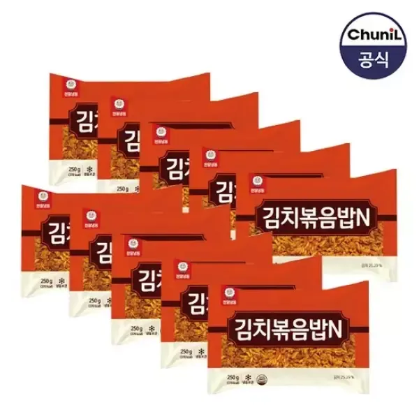 [11번가] 천일 김치볶음밥250g 10봉 냉동)