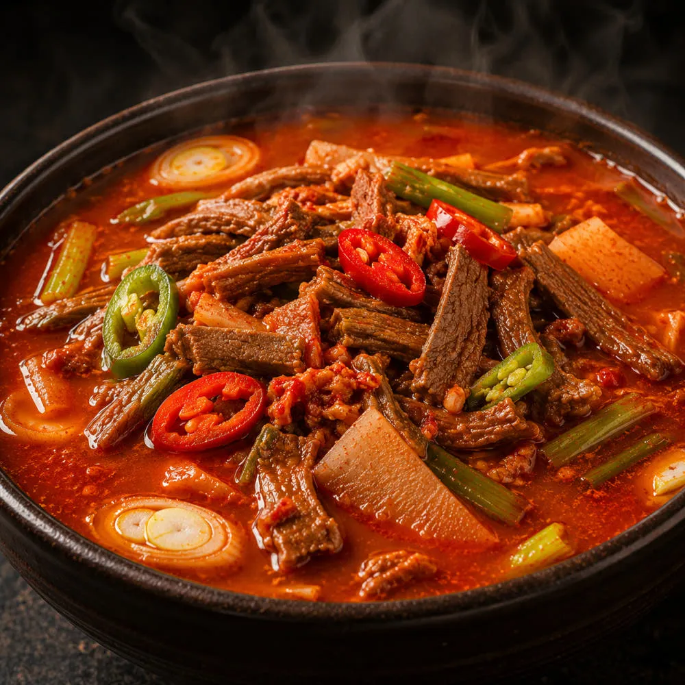 경상도 장터국밥 소고기 바른육개장 600G 속풀리는 얼큰함 참도깨비 해장국