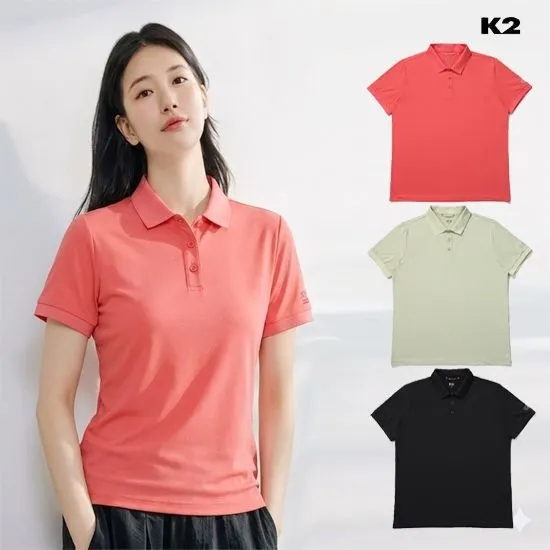 [K2][수지 착용] 여성 코드텐(CODE10) 아이스 냉감 폴로 티셔츠W KWM24250