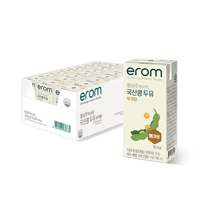 이롬 황성주 박사의 국산콩 두유 무가당, 190ml, 24팩
