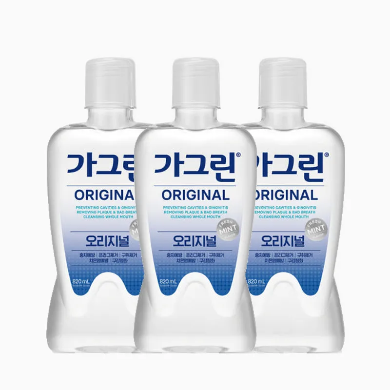 [가그린]동아제약 가그린 820ml x 3개/5개 (제로/오리지널) : 롯데ON