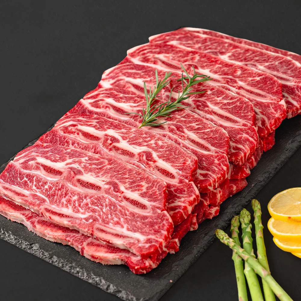 지방손질 청정 목초사육 프리미엄 LA갈비 1kg, 1개 : 케이미트스토어