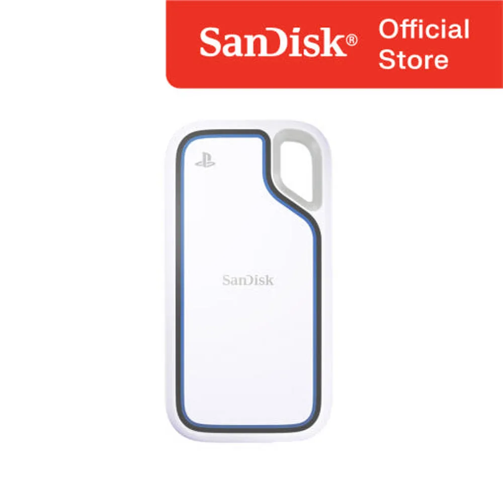 샌디스크 익스트림 외장 SSD E62P for 플레이스테이션 1TB, 화이트 : Sandisk 브랜드스토어