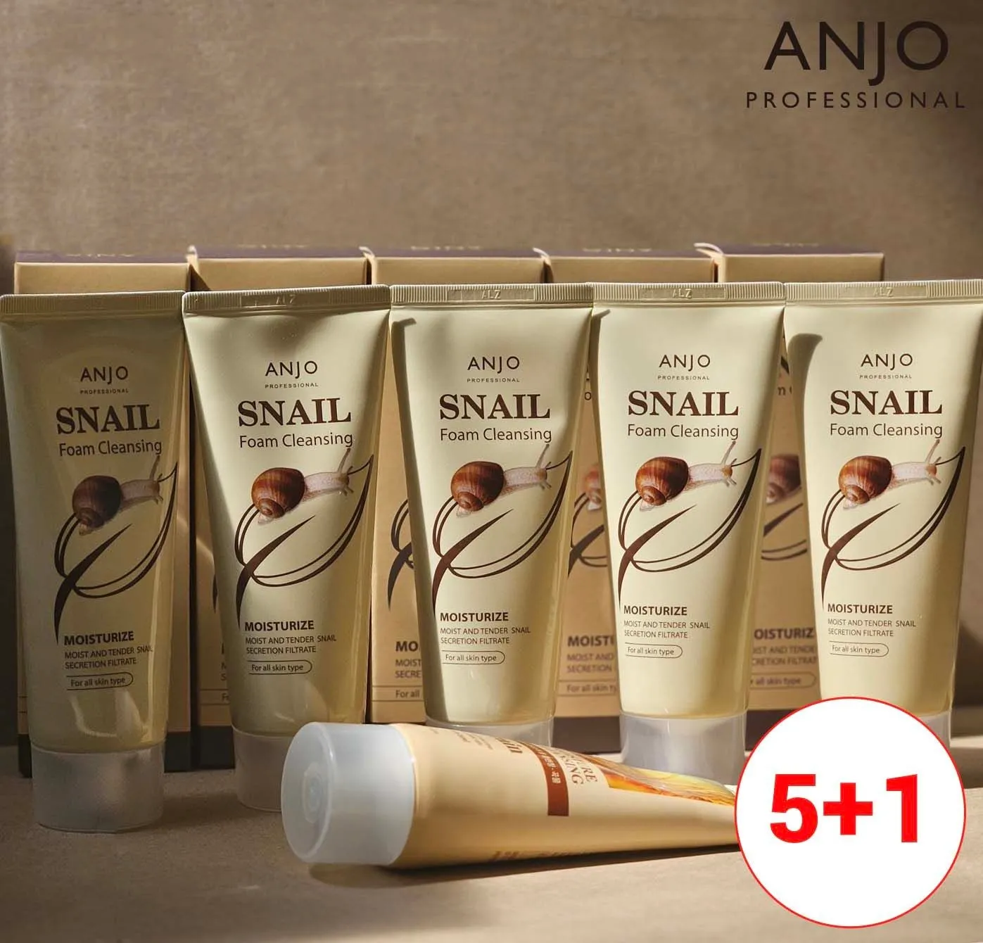 [앙쥬][앙쥬] [5개 세트+1개 증정] 달팽이영양 딥클렌징폼 100ml : 롯데ON