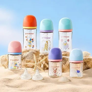 더블하트 모유실감 PPSU 젖병+젖꼭지 세트 모음 160ml/240ml/330ml