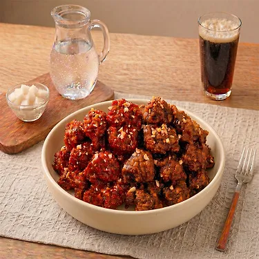 [BBQ] 매콤달콤 닭강정 2종(오리지널, 매콤한맛) 450g 외 골라담기