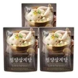 [쓱7클럽] 올반 영양삼계탕 900g*3팩 - SSG.COM