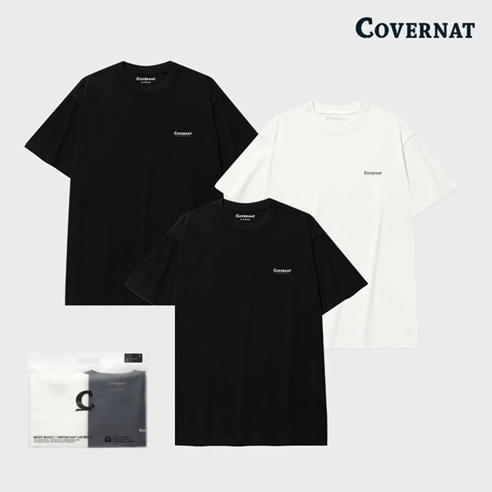 [커버낫]남녀공용 쿨 코튼 2-PACK 티셔츠 CO2602STE1 : 롯데ON
