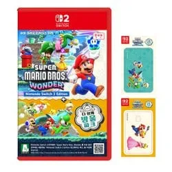 Switch 2(스위치 2) 슈퍼마리오브라더스원더+다 함께 방울 파크(옵션 택1) - SSG.COM