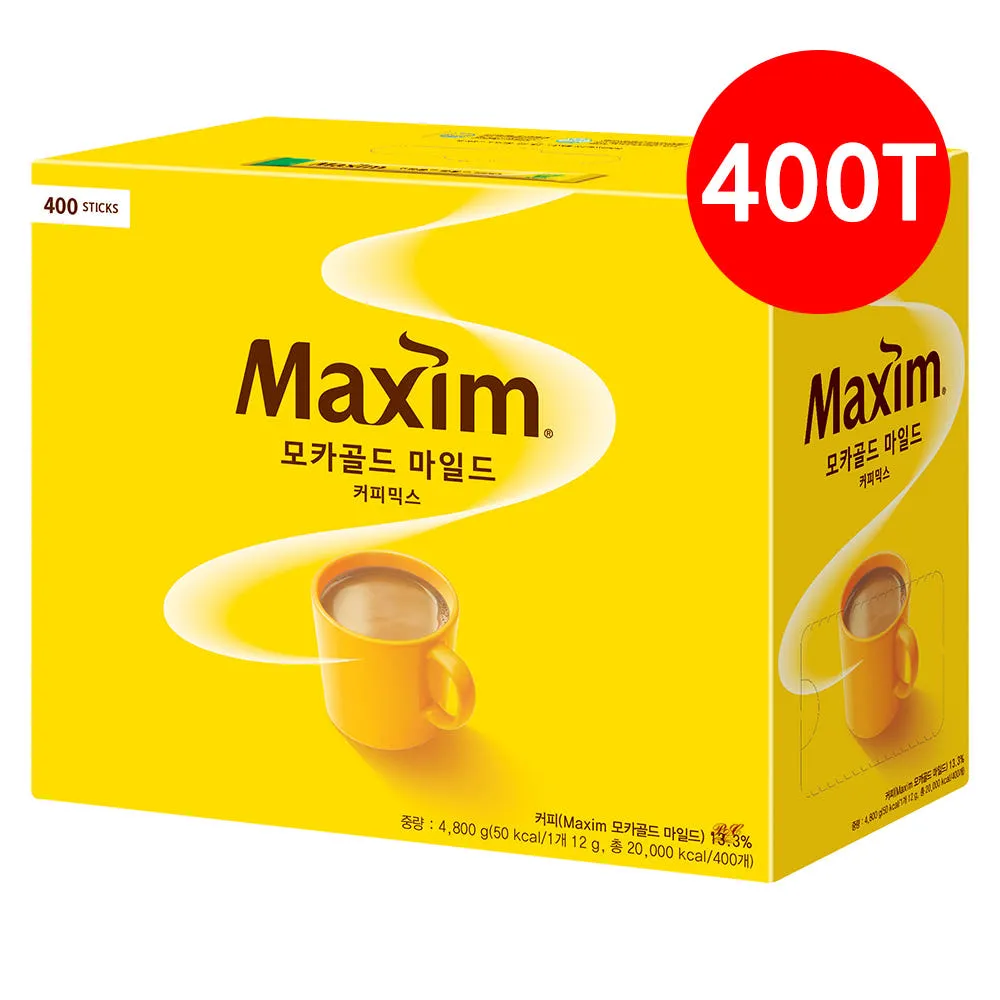 동서식품 맥심 커피믹스 믹스커피 모카골드 마일드, 400개입, 1개