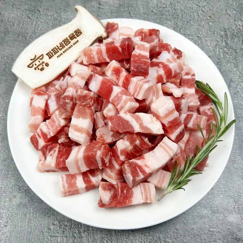 [파파네정육점][딜크릿] 한입 삼겹살 500g x 4팩 : 롯데ON