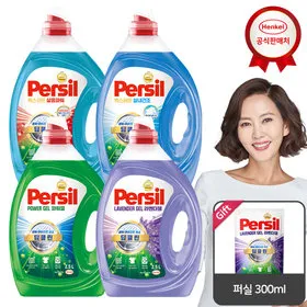 [홈&쇼핑]★사은품증정★퍼실 딥클린 액체세제 마이크로 효소 2.5Lx4개 겸용_퍼실 300ml 증정