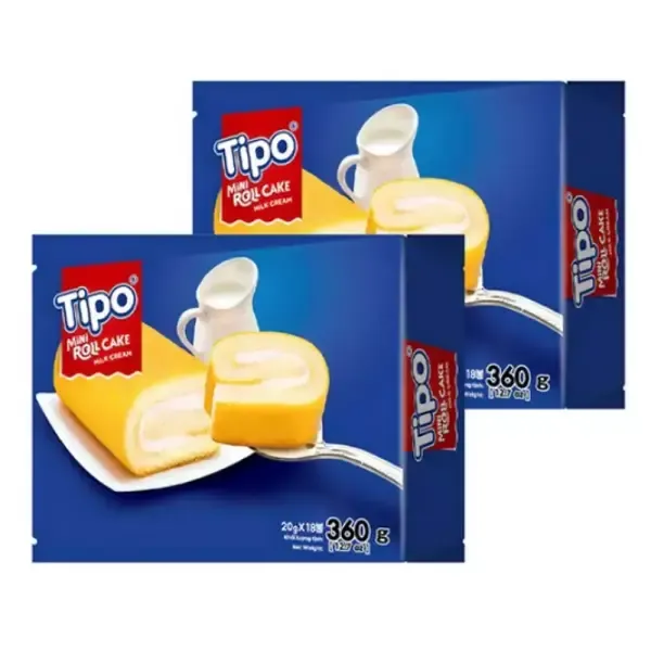 [11번가] [T쇼페] 티포 미니 우유맛 크림 롤케이크 360g(18입) 2박스