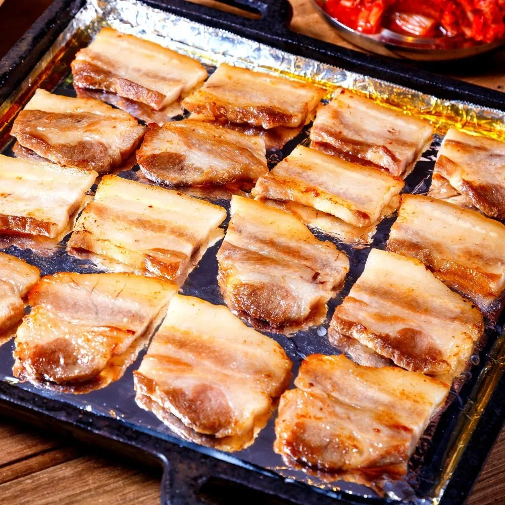 [딜크릿] 황금두께 추억의 한입 냉동 삼겹살 1KG 1팩/2팩/3팩 : 롯데ON