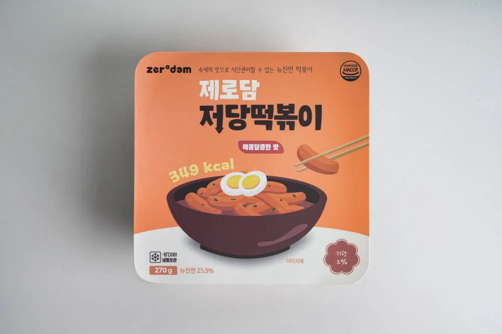 [신규런칭 100개 한정] 제로담 저당떡볶이 매콤달콤 270g 3개 냉동 다이어트 저칼로리 알룰로스 단백질 야식 [원산지:상세설명에 표시]