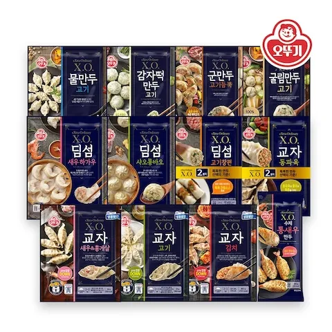 XO 수제통새우만두 4봉 외 4봉+4봉 골라담기 (고기/김치/군만두/굴림만두/딤섬/동파육)