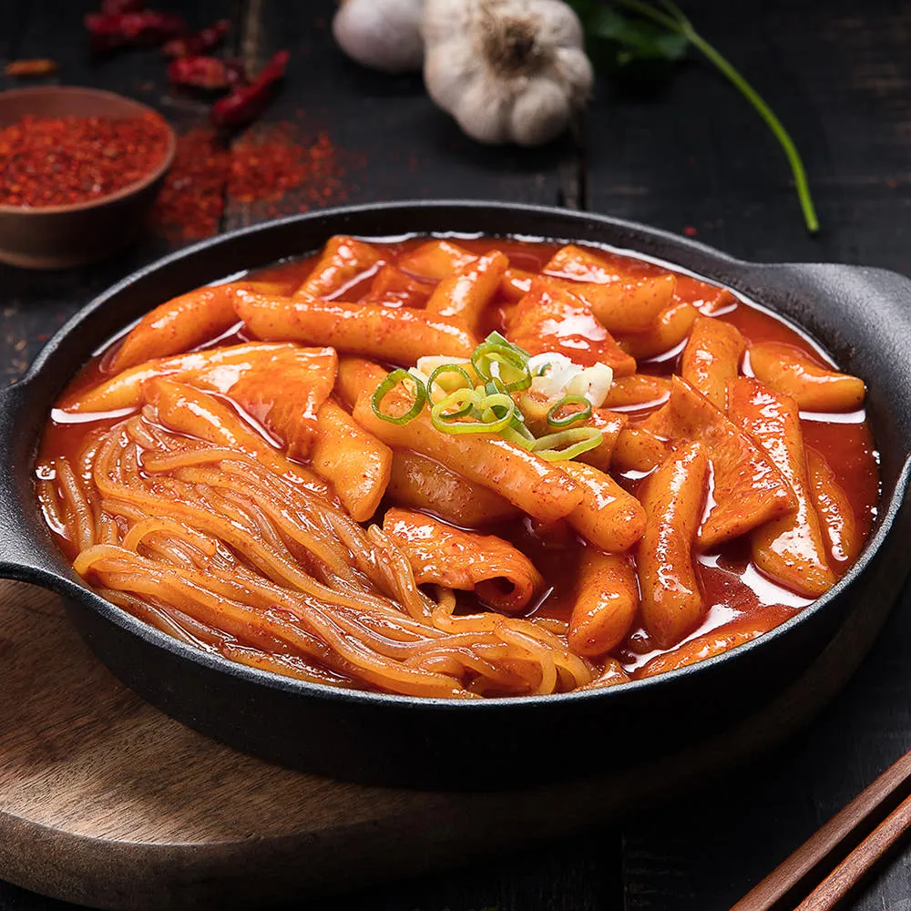 옥이네 쫄볶이 순한맛 (밀떡+액상소스+쫄면) 밀키트