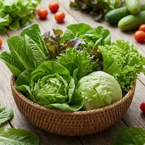 [산지직송] 신선한 유러피안 샐러드 1kg 실중량 / 로메인 바타비아 버터해드 브로콜리