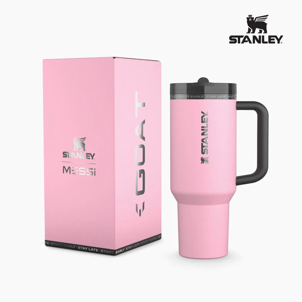 [MESSI X STANLEY] 퀜처 프로투어 플립 스트로 텀블러 1.18L 메시 고트 핑크