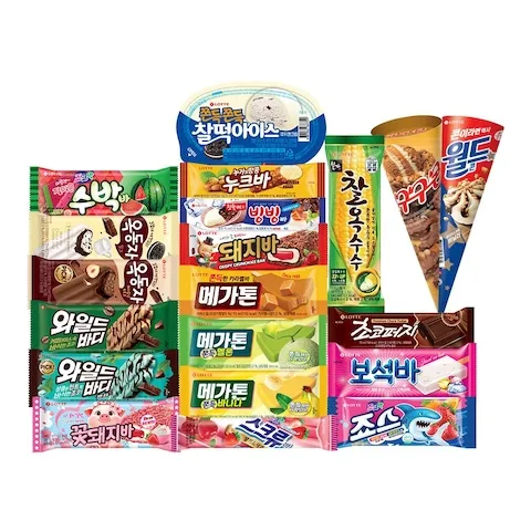 아이스크림 바 10종 50개 (아맛나/돼지바/메가톤 외)