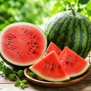 맛있는 달콤한 꿀 수박 8~9kg 이상 가정용 / 노지수박